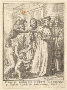 ड्यूक, डांस ऑफ़ डेथ, 1651 से। द्वारा Wenceslaus Hollar