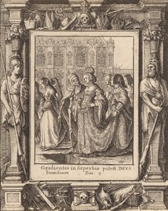 महारानी, 1651। द्वारा Wenceslaus Hollar