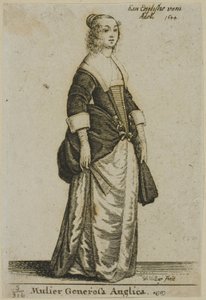 अंग्रेजी सज्जन महिला द्वारा Wenceslaus Hollar