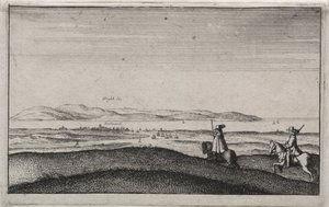 अंग्रेजी दृश्य: पोर्ट्समाउथ से आइल ऑफ वाइट द्वारा Wenceslaus Hollar