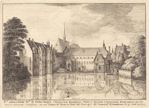 ग्रोएनेंडेल एबे द्वारा Wenceslaus Hollar