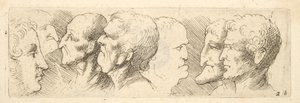प्रमुख अध्ययन, 1625-77 द्वारा Wenceslaus Hollar