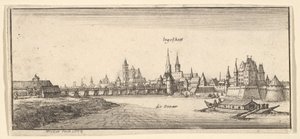 इंगोलस्टाड, 1665। द्वारा Wenceslaus Hollar
