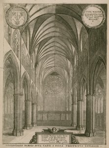 इंटीरियर ऑफ सेंट पॉल कैथेड्रल, लंदन द्वारा Wenceslaus Hollar