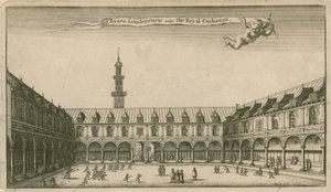 इंटीरियर ऑफ़ द रॉयल एक्सचेंज, लंदन द्वारा Wenceslaus Hollar