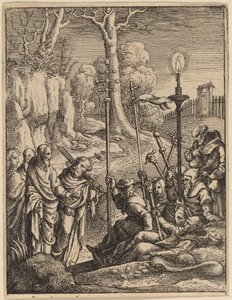 यीशु अपने विरोधियों का सामना कर रहे हैं द्वारा Wenceslaus Hollar