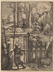 जैतून के पहाड़ पर यीशु द्वारा Wenceslaus Hollar