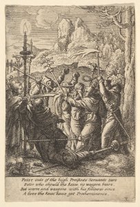 यीशु ने लिया, 1625-77। द्वारा Wenceslaus Hollar