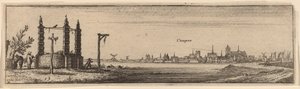 लड़ाई, सी. 1632। द्वारा Wenceslaus Hollar