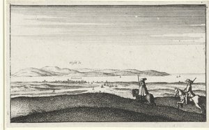 आइल ऑफ वाइट का दृश्य द्वारा Wenceslaus Hollar