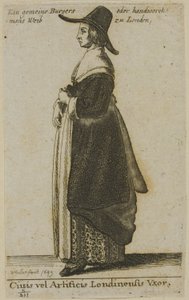 लंदन पत्नी द्वारा Wenceslaus Hollar