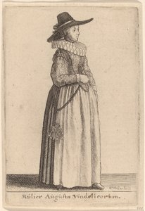 विन्डेलिको के ऑगस्टा की पत्नी द्वारा Wenceslaus Hollar