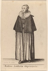 ऊपरी ऑस्ट्रिया की एक महिला द्वारा Wenceslaus Hollar