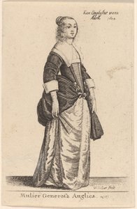 एक उदार अंग्रेज महिला द्वारा Wenceslaus Hollar