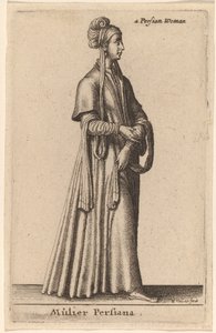 एक फ़ारसी महिला द्वारा Wenceslaus Hollar