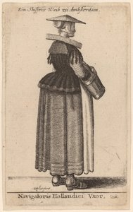 डच नाविक की पत्नी द्वारा Wenceslaus Hollar