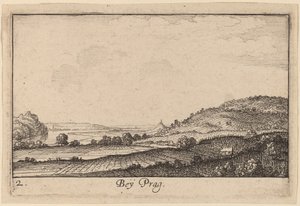 प्राग के पास द्वारा Wenceslaus Hollar