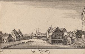 नूर्नबर्ग, 1635। द्वारा Wenceslaus Hollar