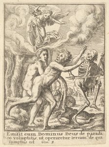 पैराडाइज लॉस्ट, डांस ऑफ डेथ, 1651 से। द्वारा Wenceslaus Hollar