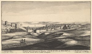 टैंगियर के निचले भाग की संभावना, सी। 1670। द्वारा Wenceslaus Hollar