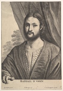 राफेल, 1651। द्वारा Wenceslaus Hollar