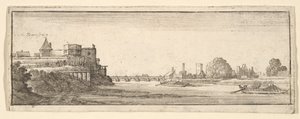 रेगेन्सबर्ग, 1652-77। द्वारा Wenceslaus Hollar