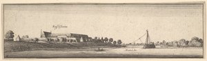 रुसेल्सहेम, 1642-44। द्वारा Wenceslaus Hollar