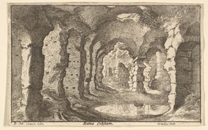 कोलिज़ीयम के खंडहर, सीए। 1650 द्वारा Wenceslaus Hollar