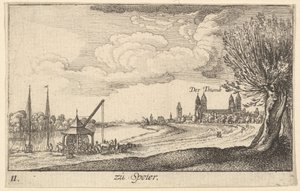 स्पायर, 1635। द्वारा Wenceslaus Hollar