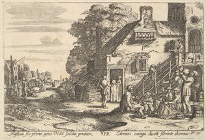 वसंत, 1629। द्वारा Wenceslaus Hollar