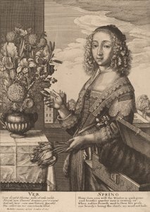 वसंत, 1641। द्वारा Wenceslaus Hollar