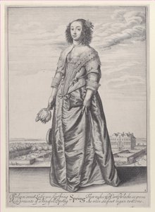 स्प्रिंग, फ्रॉम द सीजन्स, 1643-44., 1643-44। द्वारा Wenceslaus Hollar