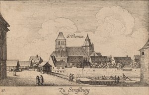स्ट्रासबर्ग, 1635। द्वारा Wenceslaus Hollar