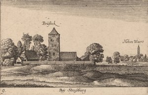 स्ट्रासबर्ग, 1635। द्वारा Wenceslaus Hollar