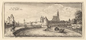 स्ट्रासबर्ग, 1663-65। द्वारा Wenceslaus Hollar