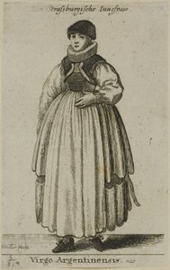 स्ट्रासबर्ग महिला द्वारा Wenceslaus Hollar