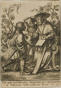 कार्डिनल और मृत्यु द्वारा Wenceslaus Hollar