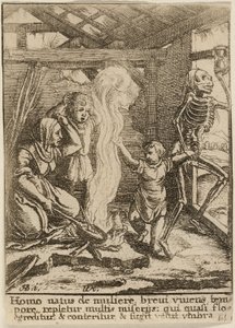 बच्चा और मृत्यु द्वारा Wenceslaus Hollar
