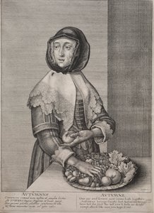 चार ऋतुएँ: शरद ऋतु द्वारा Wenceslaus Hollar