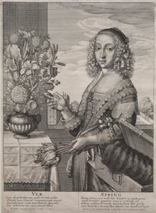 चार ऋतुएँ: वसंत द्वारा Wenceslaus Hollar