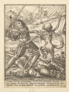 नाइट, डेथ ऑफ़ डेथ, 1651 से। द्वारा Wenceslaus Hollar