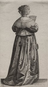अंग्रेजी महिलाओं की कई आदतें, नोबेलिटी से कंट्री वुमेन तक ..., 1639। द्वारा Wenceslaus Hollar