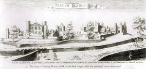 बेसिंग हाउस की घेराबंदी, 1645 द्वारा Wenceslaus Hollar