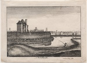 द वॉटरहाउस द्वारा Wenceslaus Hollar