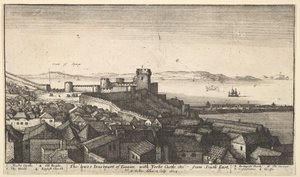 टंगियर का निचला आंतरिक भाग, 1673। द्वारा Wenceslaus Hollar