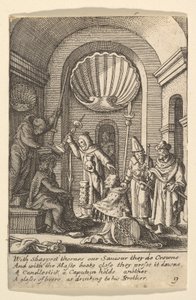 १६२५-। Christ ईसा मसीह का उपहास। द्वारा Wenceslaus Hollar