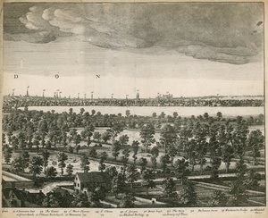 लैंबेथ से लंदन और वेस्टमिंस्टर की संभावना द्वारा Wenceslaus Hollar
