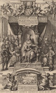 टाइटल पेज टू फिलोसोफिया यूनिवर्सिया, 1649। द्वारा Wenceslaus Hollar