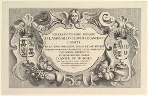 हेमिसेम में प्रवेश का शीर्षक, 1625-77। द्वारा Wenceslaus Hollar