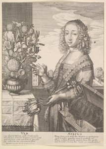 वेर - स्प्रिंग थ्री-क्वार्टर-लेंथ सीजन, 1641। द्वारा Wenceslaus Hollar